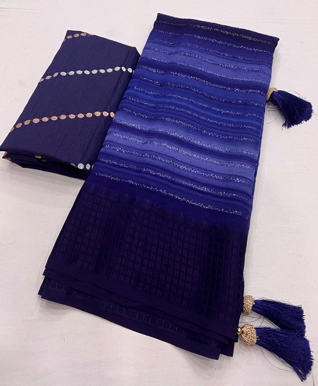 Kashvi Ananya Printed Georgette Fancy Ethnic Wear Saree Collection